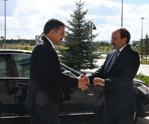 Vali Çiftçi’den Rektör Çakmak’a İade-i Ziyaret