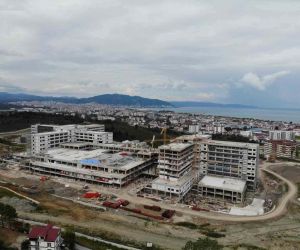 Ordu Şehir Hastanesi inşaatı yüzde 74’e ulaştı