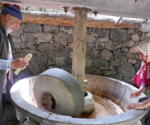 Erzurum’da baba yadigârı su değirmeni
