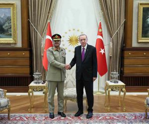 Cumhurbaşkanı Erdoğan,  Pakistan Kara Kuvvetleri Komutanı Syed Asım Munir’i kabul etti