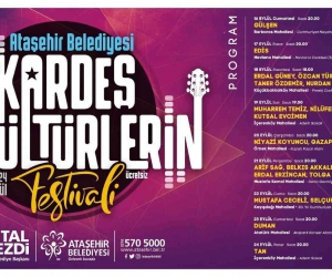 Ataşehir’de “Kardeş Kültürlerin Festivali” 16 Eylül’de başlıyor