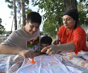 Engelli çocuklar Zeytinpark’ta kampta