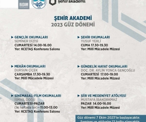 BÜSAM Şehir Akademi Güz Dönemi Kayıtları Başladı