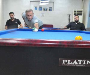 Şırnak’ta 3 bant bilardo il birinciliği turnuvası yapıldı