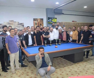 Tatvan’da ‘2. Bitlis 3 Bant Bilardo İl Birinciliği Turnuvası’ düzenlendi