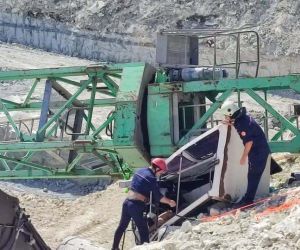 Arnavutköy’de sanayi sitesi inşaatında vinç devrildi: 1 işçi hayatını kaybetti