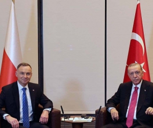Cumhurbaşkanı Erdoğan, Polonya Cumhurbaşkanı Duda ile görüştü