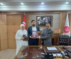 Görme engelli çiftin nikahı müftülükte kıyıldı