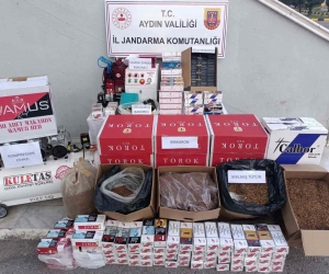 Aydın’da 96 bin makaron ele geçirildi