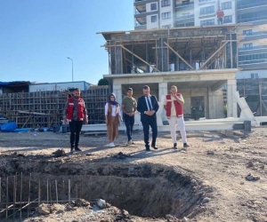 Pursaklar’da kapalı pazar alanı inşaatı devam ediyor