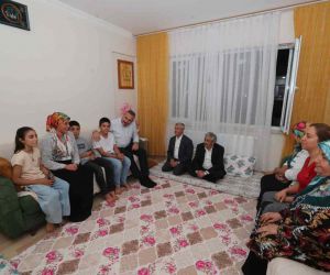 Milletvekili Gül ve Tahmazoğlu Şahinbeyli ailelere misafir oldu