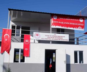 Türkiye’nin ilk “Veteriner Yol Kontrol Denetim İstasyonu” Erzurum’da açıldı