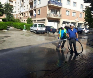 Yollar temizleniyor, Bilecik yeni güne hazırlanıyor