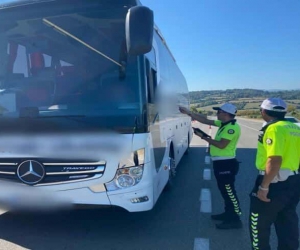 Sinop polisinden düzensiz göçmen uygulaması