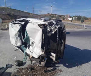 Bandırma’da trafik kazasında 1 kişi ağır yaralandı