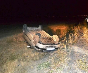Otomobil şarampole devrildi: 3 yaralı