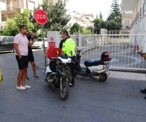 Otomobil ile motosiklet çarpıştı: 1 yaralı