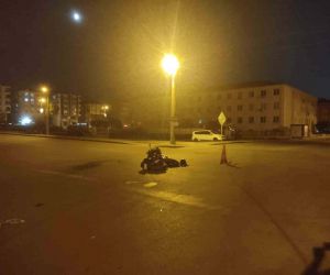 Ankara’da motosiklet ile otomobil kazası: 1 yaralı