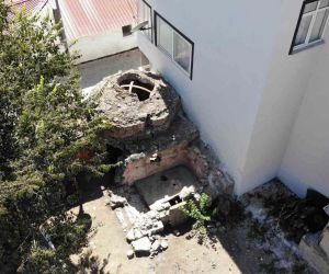 Kemer köyünde 350 yıllık Osmanlı Hamamı bulundu