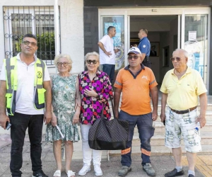 Belediye personelinden örnek davranış