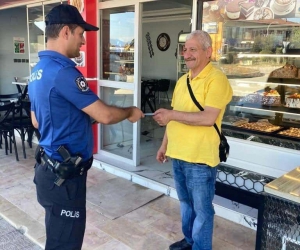 Polisten esnafa dolandırıcılık uyarısı