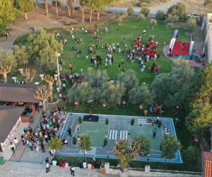 Bergama’da Yeni Kleopatra Ilıca Cafe ve Çocuk Trafik Parkı açıldı