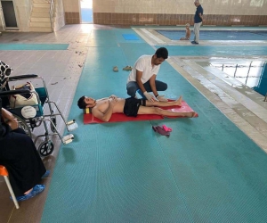 Sağlıklı yaşam ve spor kompleksinde depremzedelerin yaraları sarılıyor