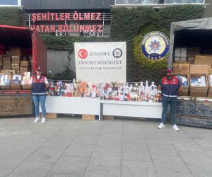 İstanbul’da 40 milyon liralık sahte parfüm operasyonu