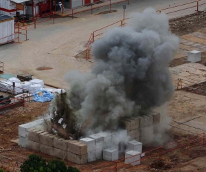 Singapur’da 2. Dünya Savaşı’ndan kalma 100 kilogramlık bomba imha edildi