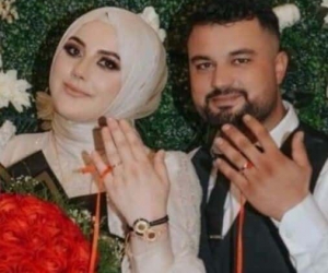 Düğünlerine 7 gün kala nişanlısıyla kazada ölen genç kız son yolculuğuna uğurlandı