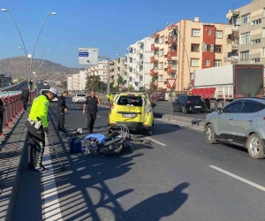 Motosiklet taksiye arkadan çarptı: 1 ölü, 1 ağır yaralı