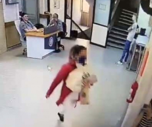 İzmir’de hastaneden bebeğin kaçırıldığı anlar kamerada