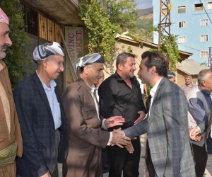 Vali Yardımcısı Karadağ Irak’ın sıfır noktasındaki köylerde yapılan çalışmaları yerinde inceledi