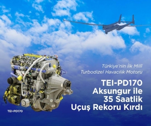 Türkiye’nin ilk milli turbodizel havacılık motoru uçuş rekoru kırdı