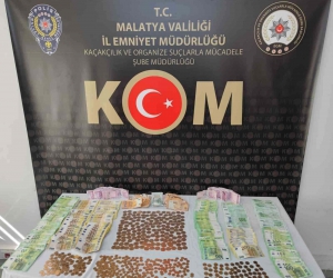 Malatya’da çok sayıda kaçak altın ele geçirildi