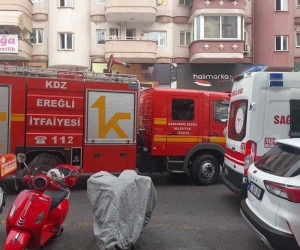 Evde sinir krizi geçiren kadın ekipleri alarma geçirdi