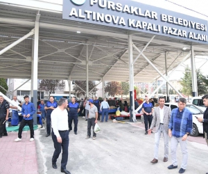 Pursaklar Belediyesi kapalı pazar alanları yapımına önem veriyor