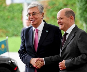 Almanya Cumhurbaşkanı Steinmeier ve Başbakan Scholz, Orta Asya liderlerini ağırladı