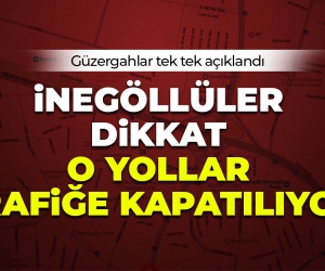 İnegöllüler dikkat! O yollar trafiğe kapatıldı, yeni güzergah tek tek açıklandı