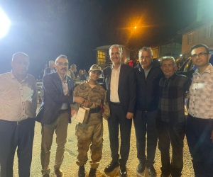 Caner'in asker olma hayali gerçek oldu