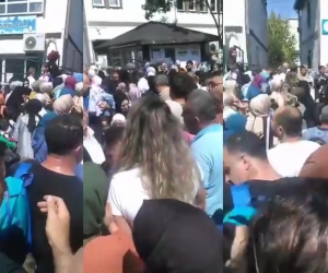 Okul önünde yaşanan izdiham velileri çileden çıkardı
