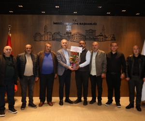 İnegöl’de Çamlıçatak Köyü Derneği’nden Taban'a Ziyaret