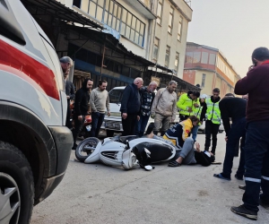 İnegöl'de korkutan kaza!