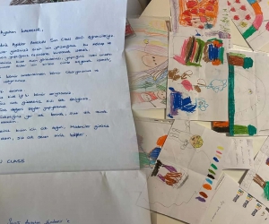 İnegöllü miniklerden emekçilere anlamlı mektup