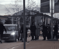 İnegöl’de trafikte yol verme kavgası