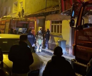 Orhaniye Mahallesi'nde korkutan yangın
