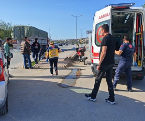 Alanyurt yolunda kaza 2 yaralı
