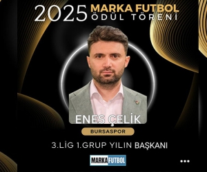 Enes Çelik Yılın Başkanı Seçildi