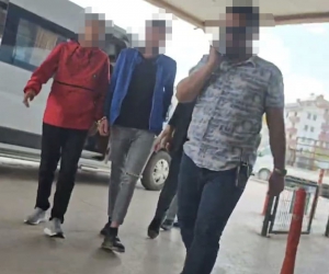 İnegöl'de 3 kişi kol kola cezaevine!