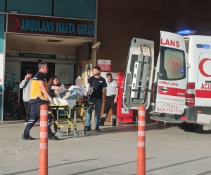 İnegöl'de bıçaklı kavga, 1 kişi yaralandı
